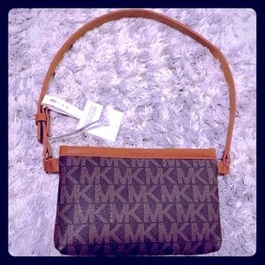NWT Michael Kors Brown Carmel Signature